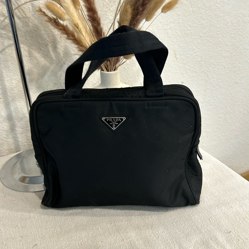 Authentic PRADA Tessuto Cloth Handbag